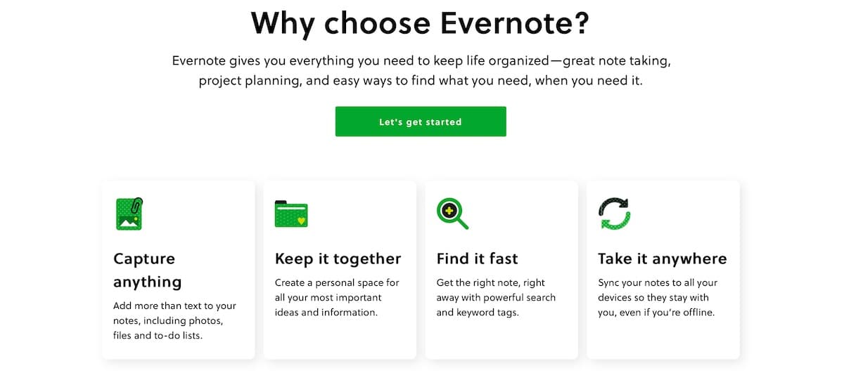 inkdrop vs evernote