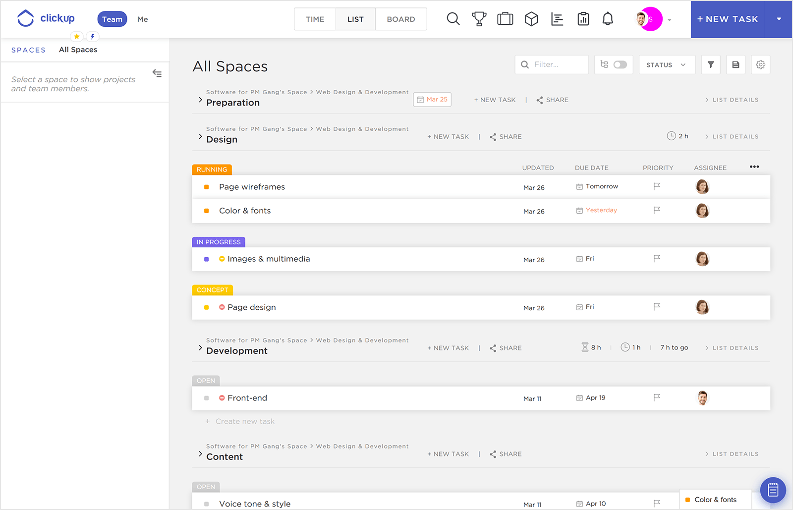 Breeze Vs ClickUp Compare ClickUp Alternatives